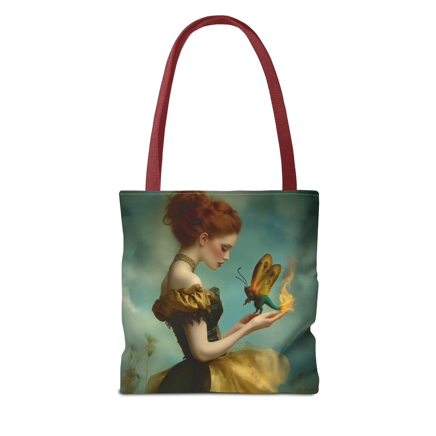 Fire Tote Bag double sided different images
