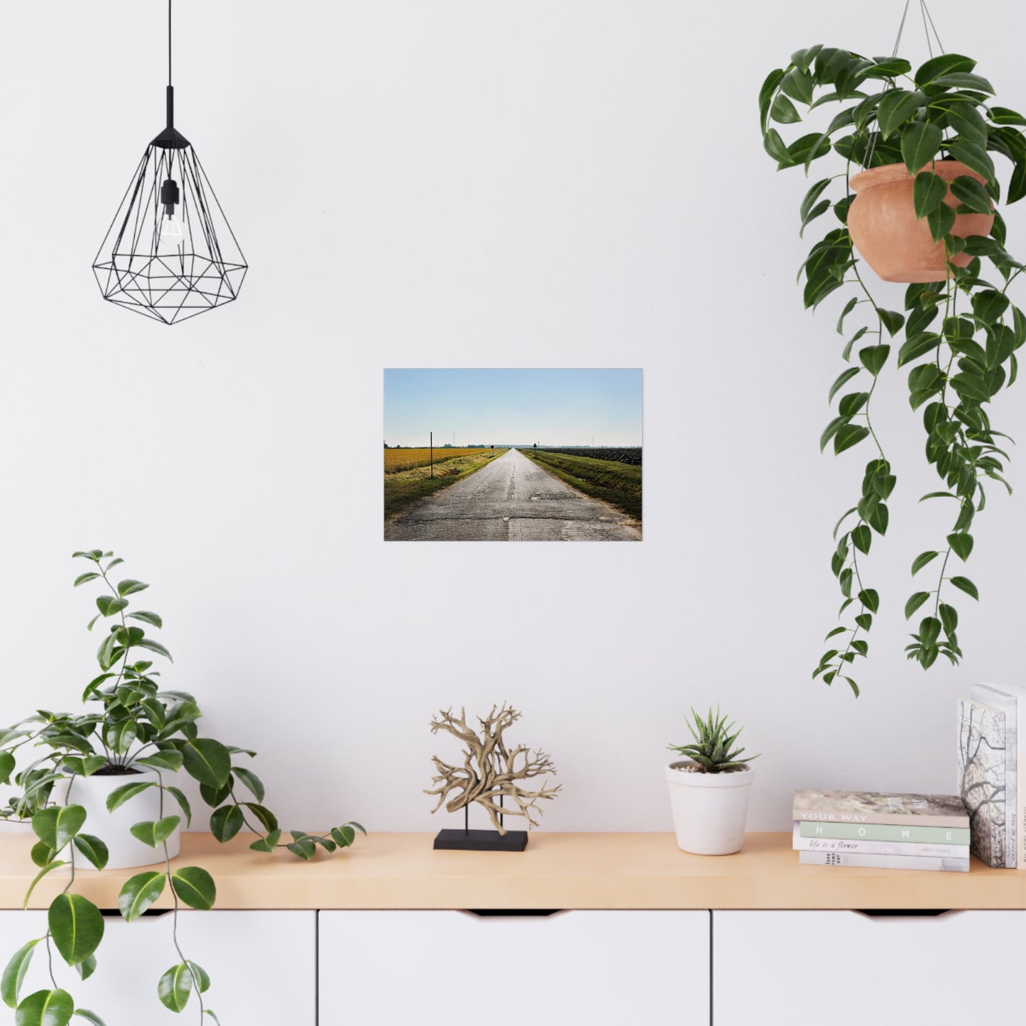 Italian road lanscape photograph fine art poster wall art photo