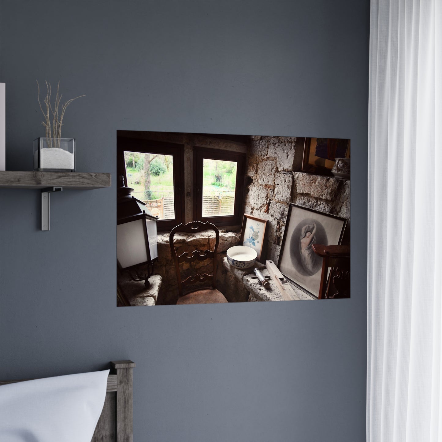 French antique shop detail photograph wall art photo