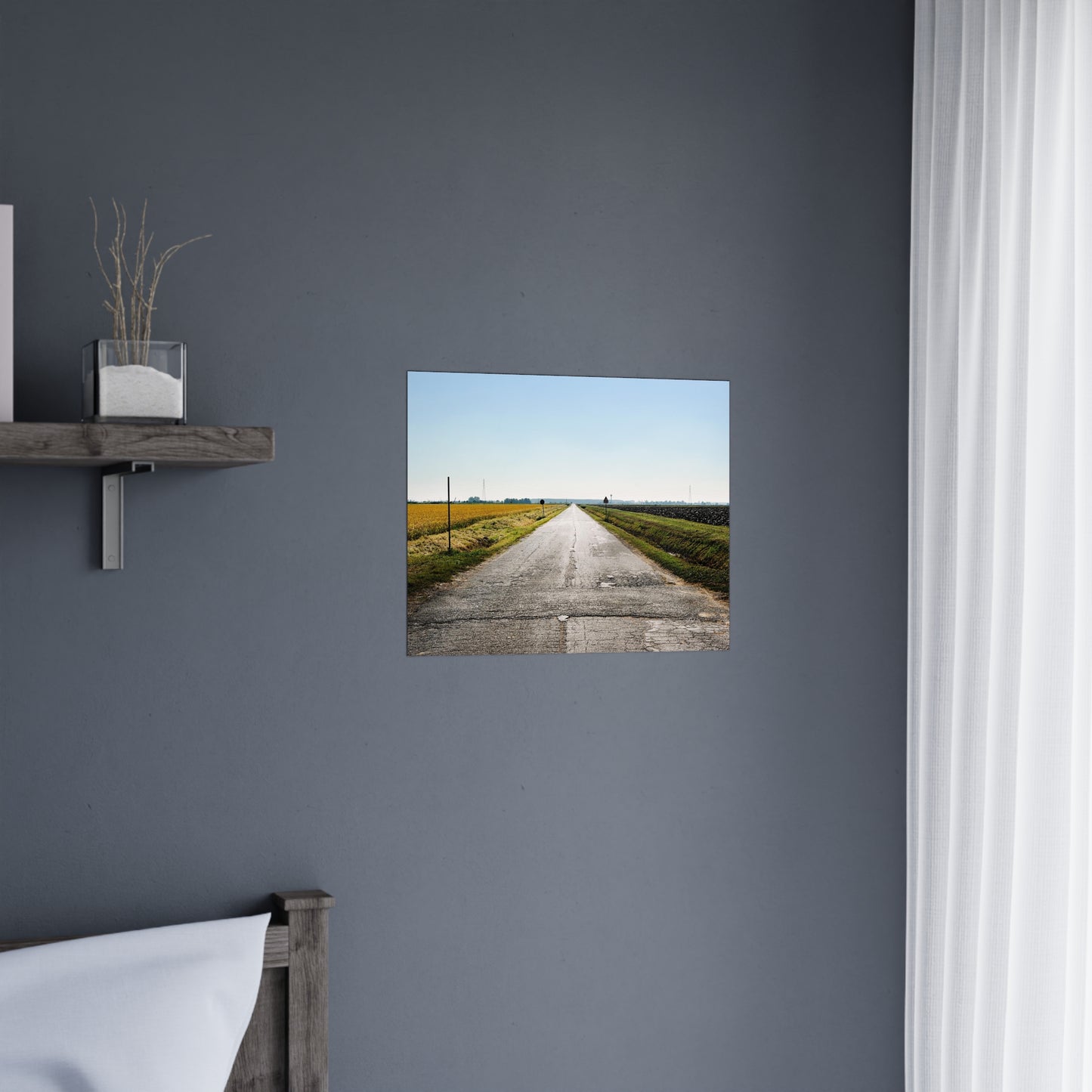 Italian road lanscape photograph fine art poster wall art photo
