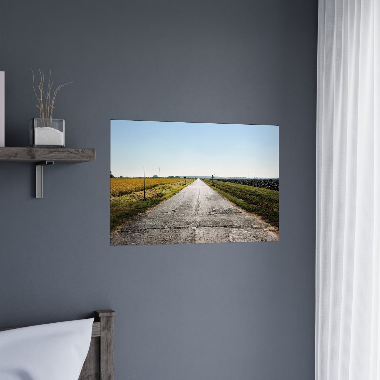 Italian road lanscape photograph fine art poster wall art photo