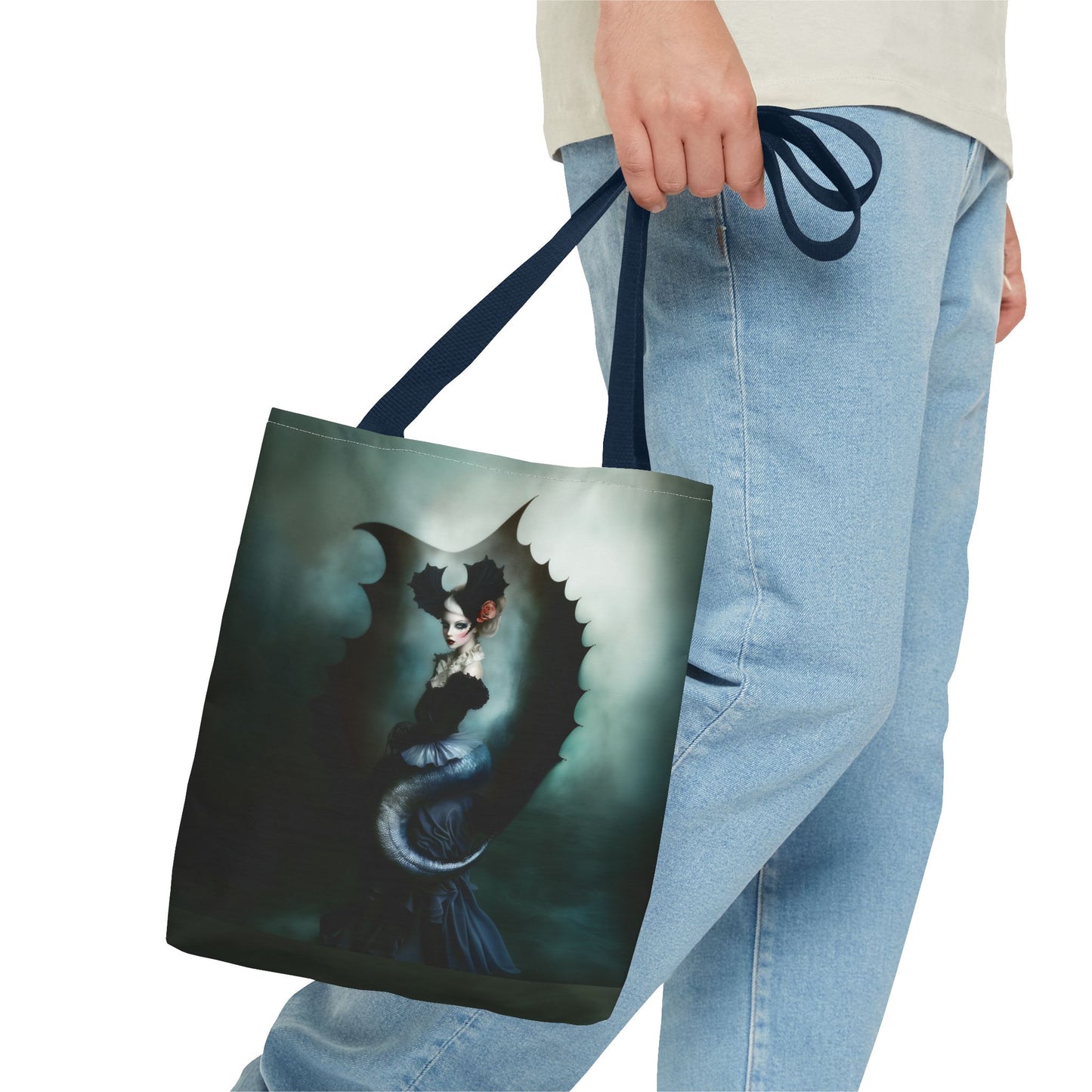 Gothic mermaid Tote Bag