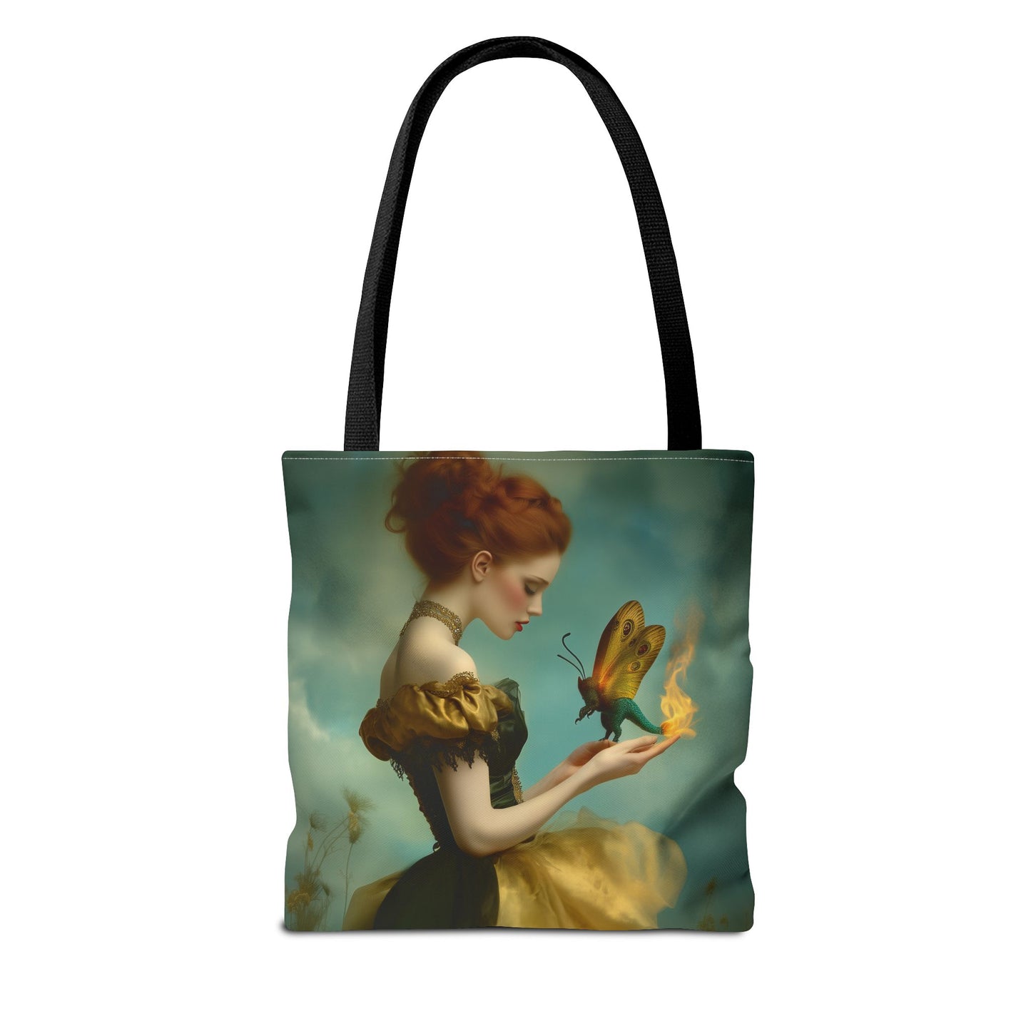 Fire Tote Bag double sided different images
