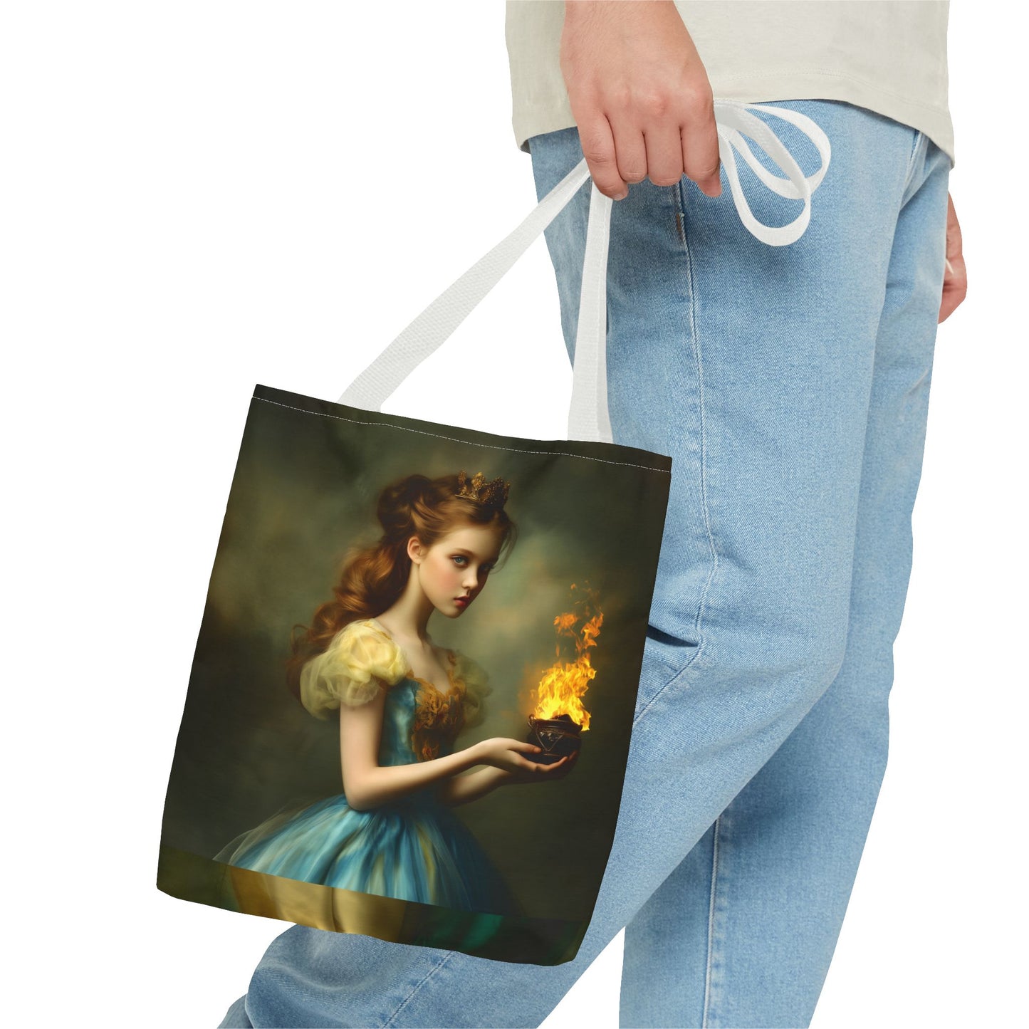 Fire Tote Bag double sided different images