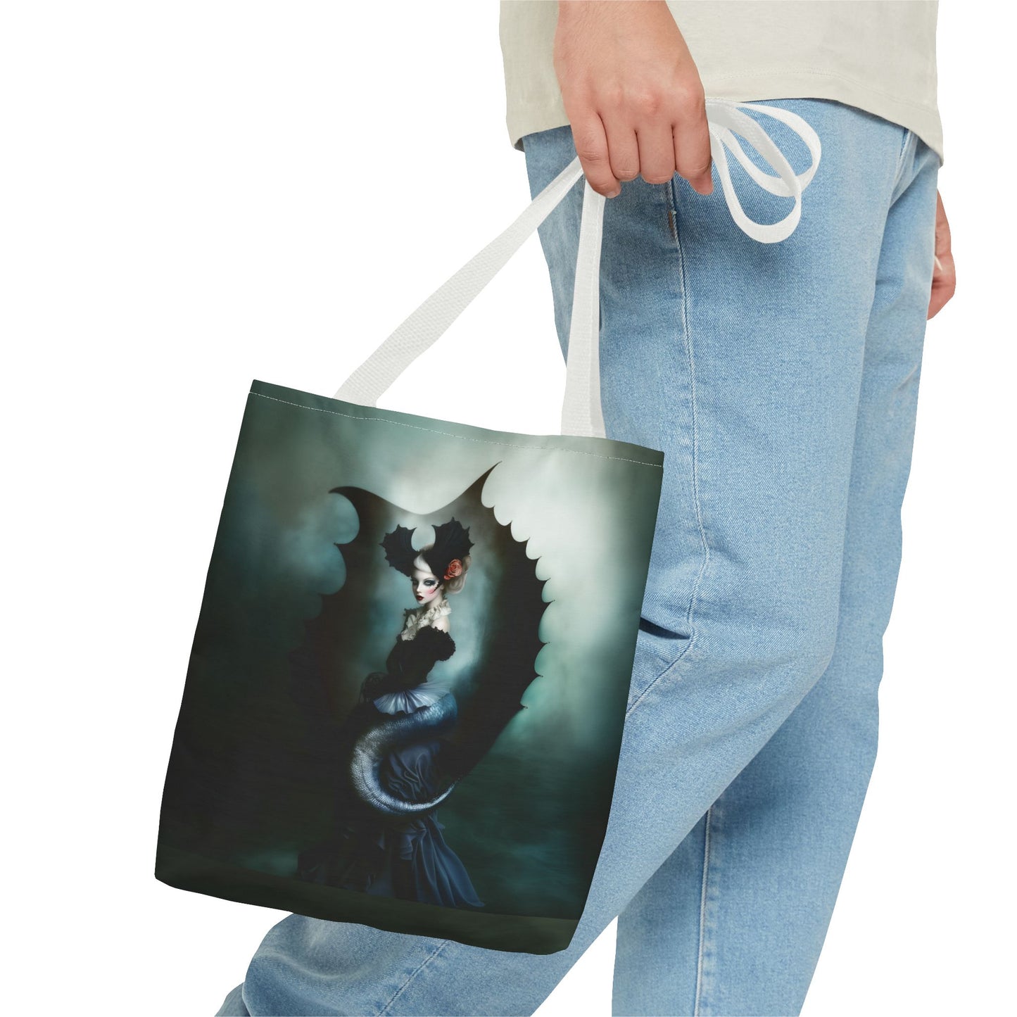 Gothic mermaid Tote Bag