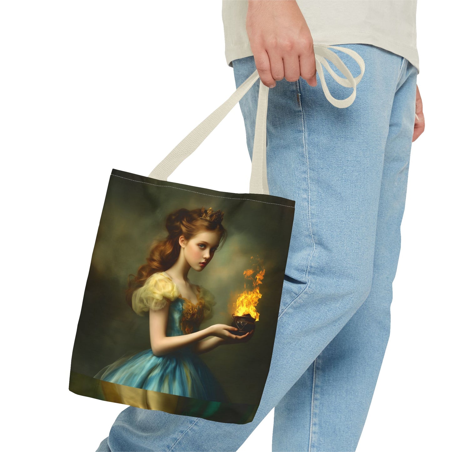 Fire Tote Bag double sided different images
