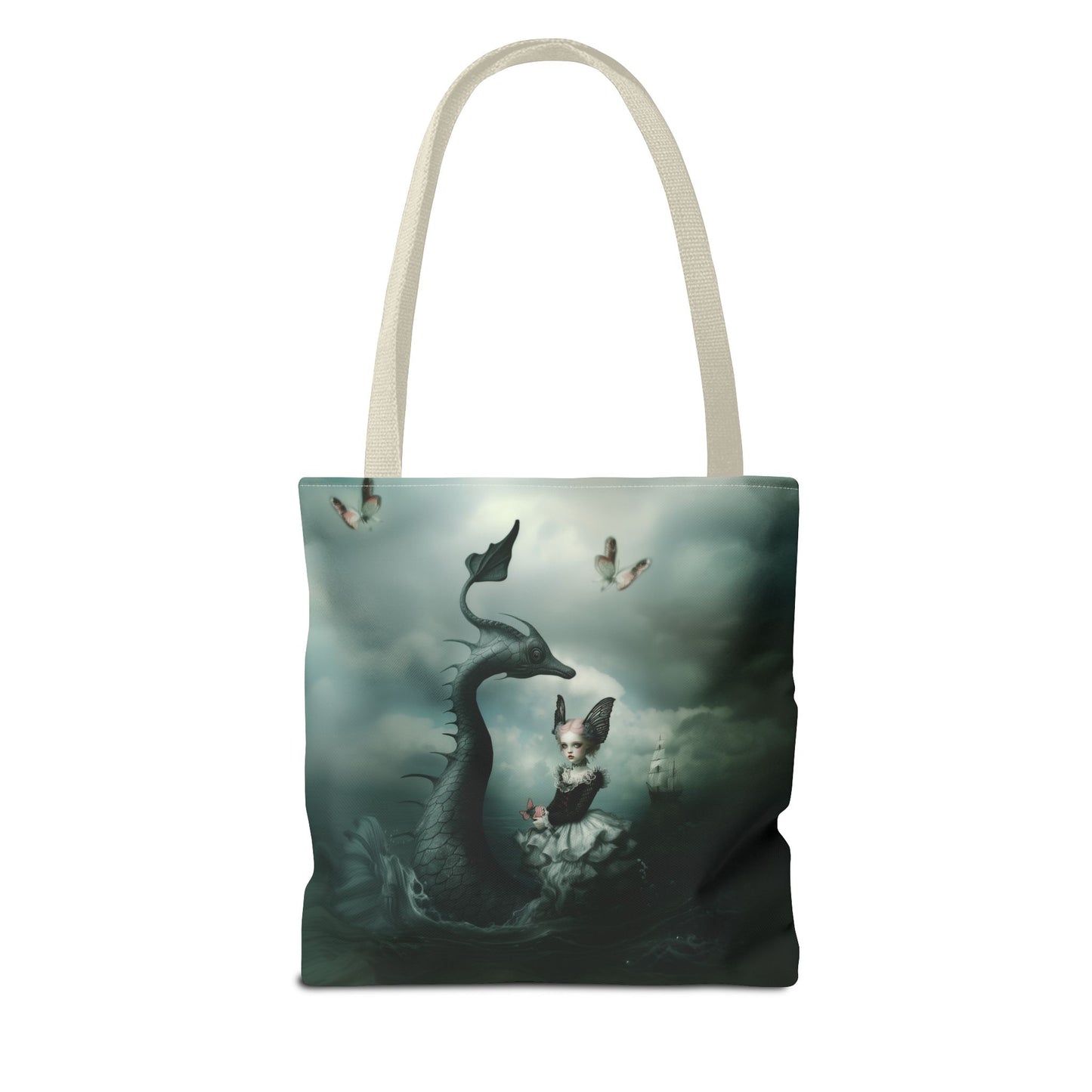 Gothic mermaid Tote Bag