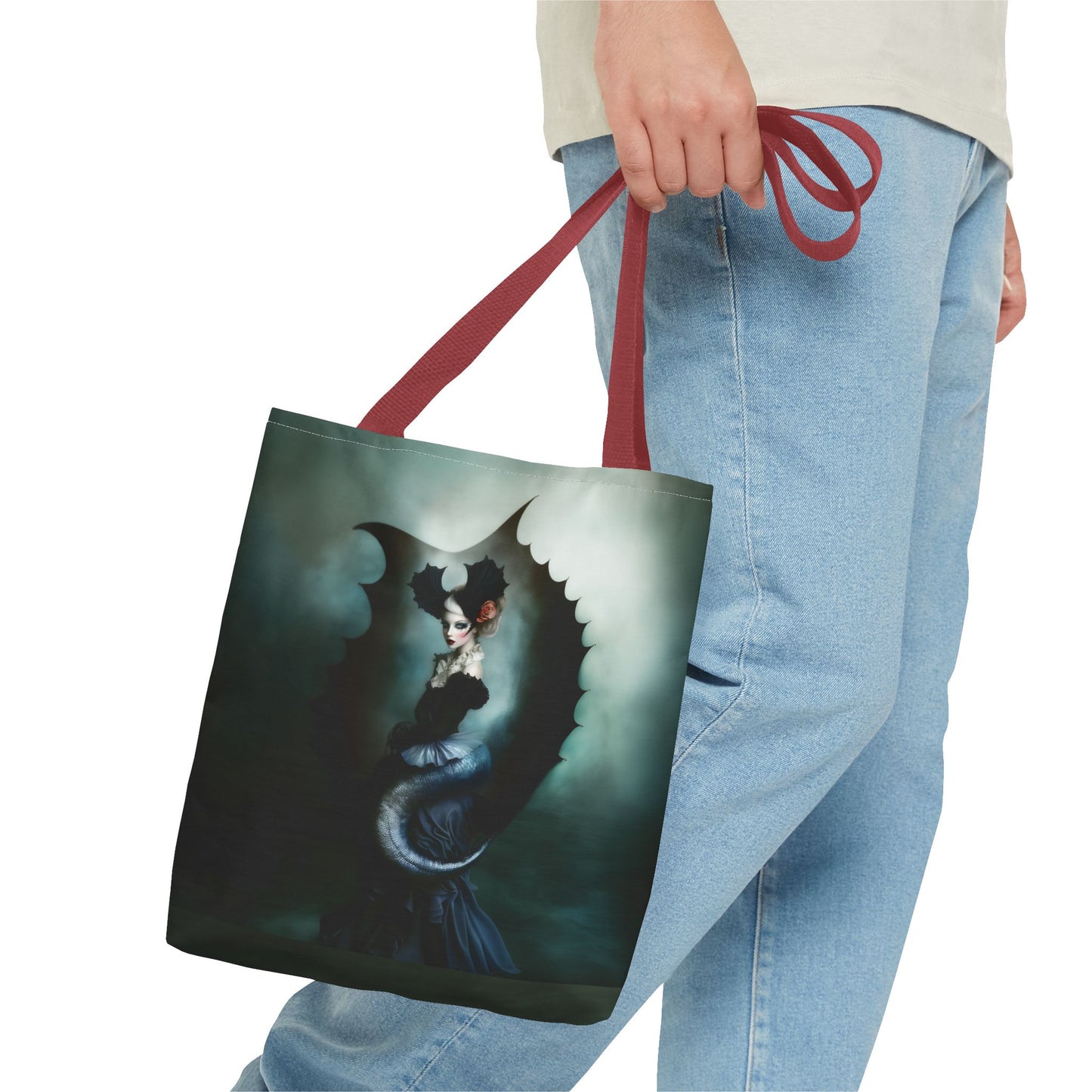 Gothic mermaid Tote Bag