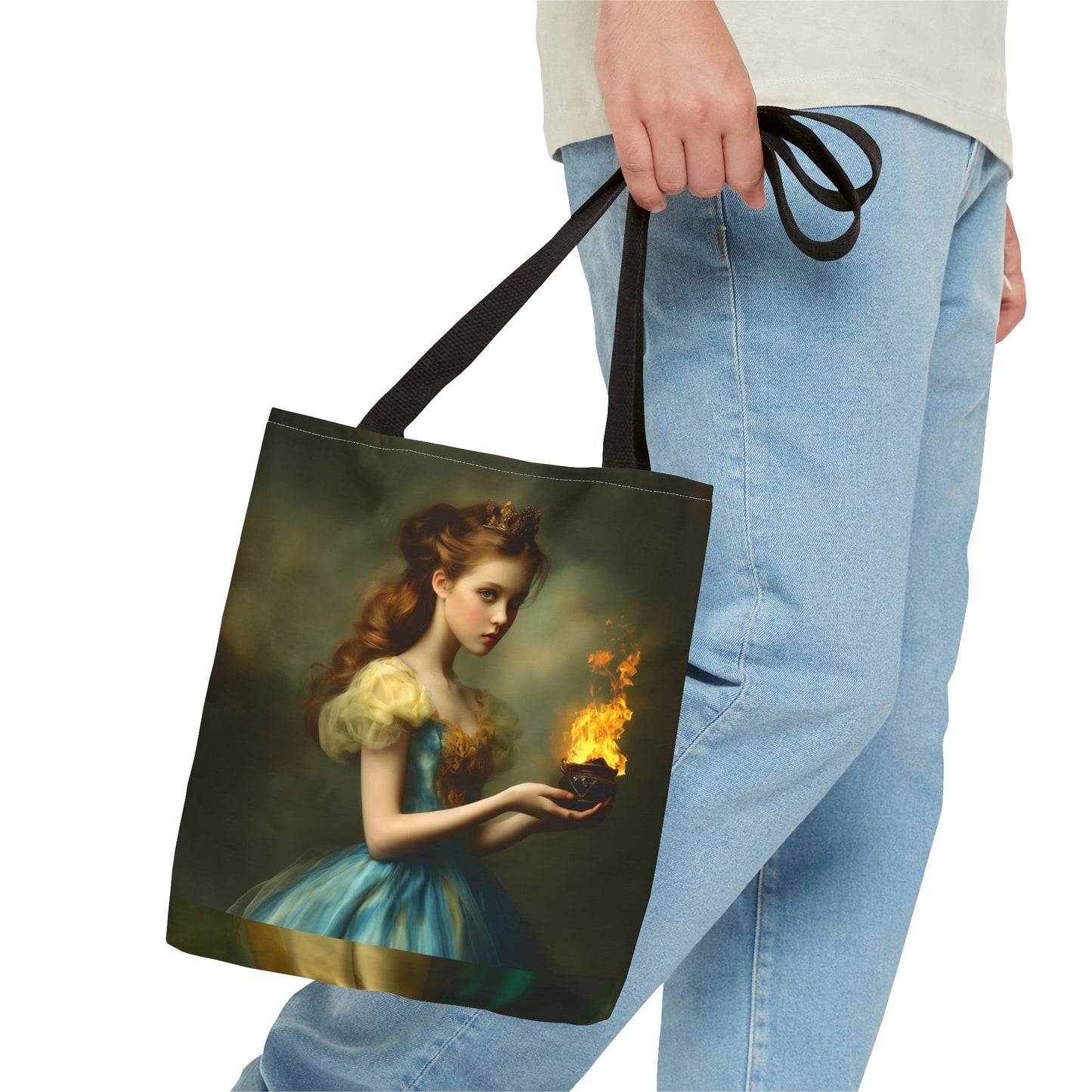 Fire Tote Bag double sided different images