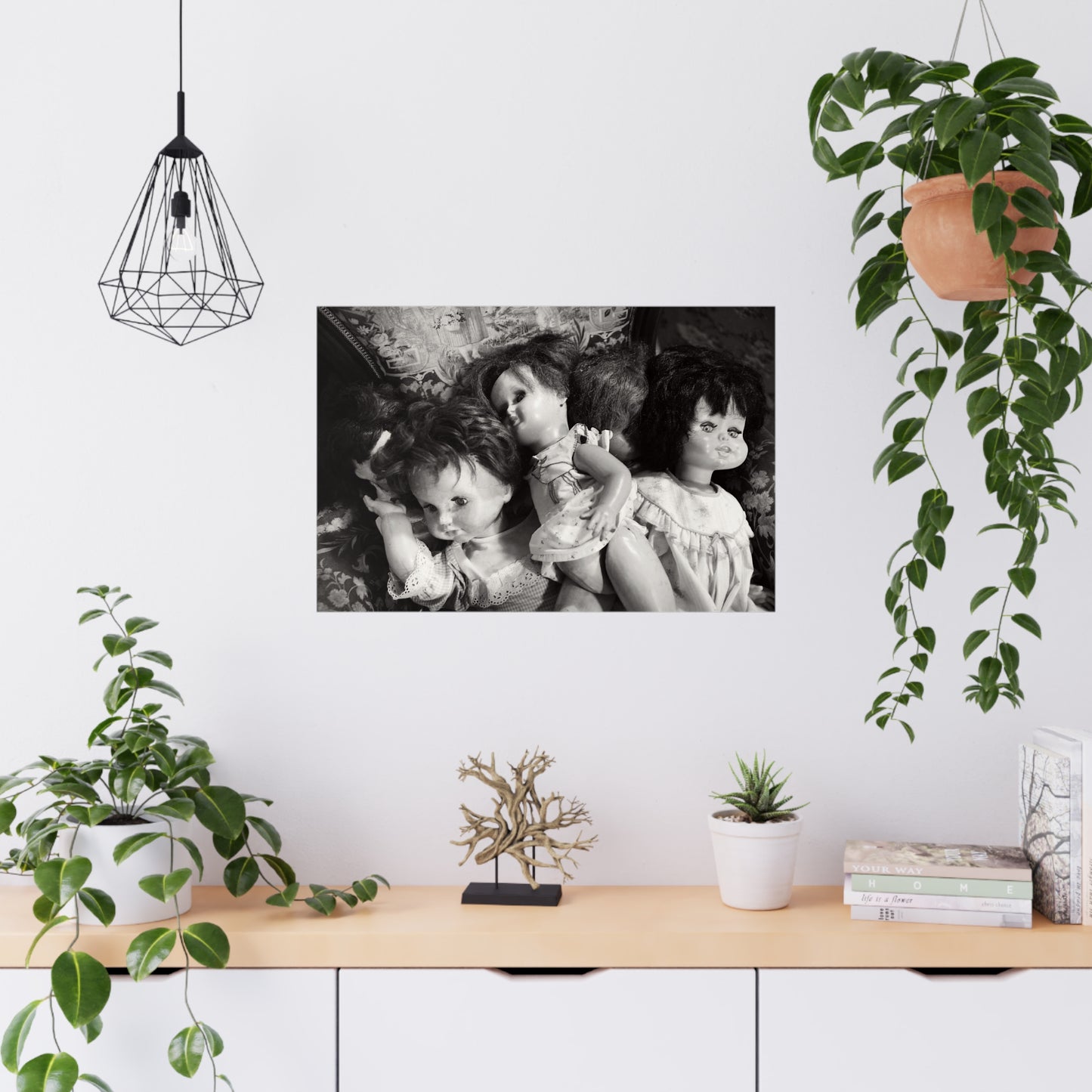 French antique shop detail old dolls photograph fine art wall art photo