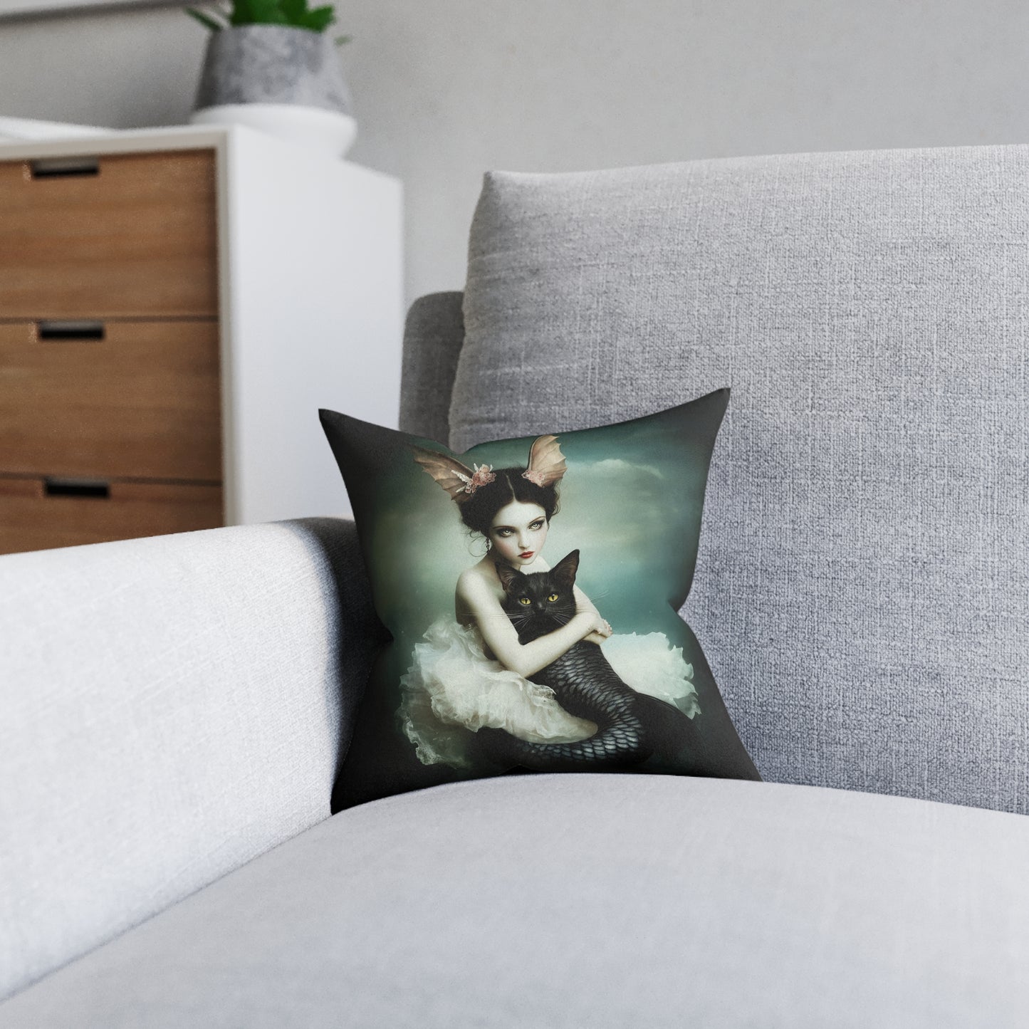 Mermaid Catfish pillow