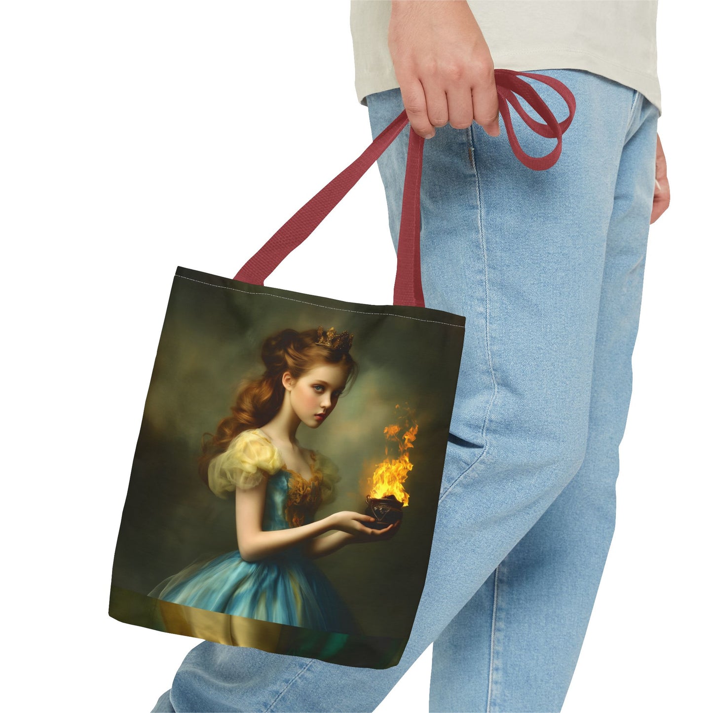 Fire Tote Bag double sided different images
