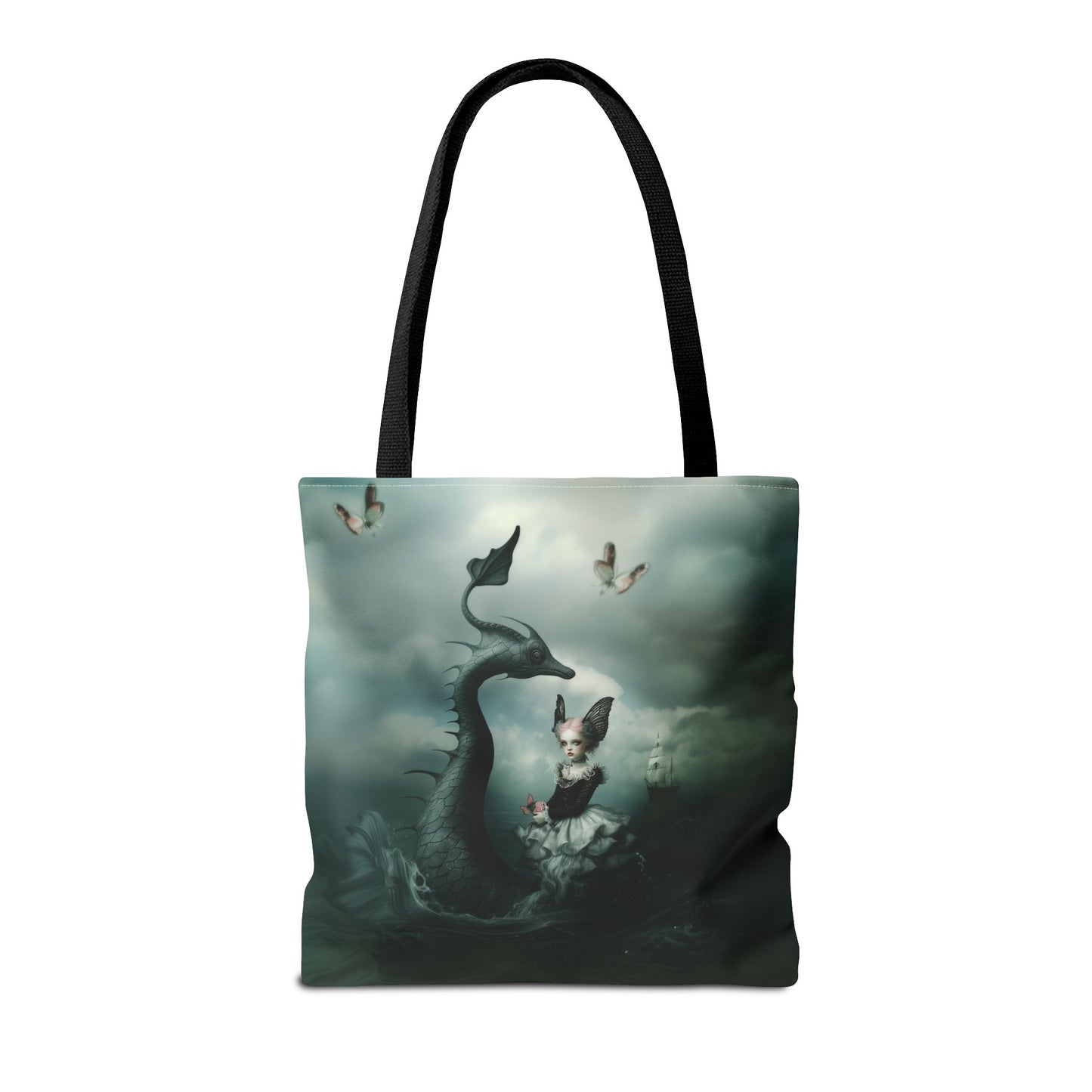 Gothic mermaid Tote Bag