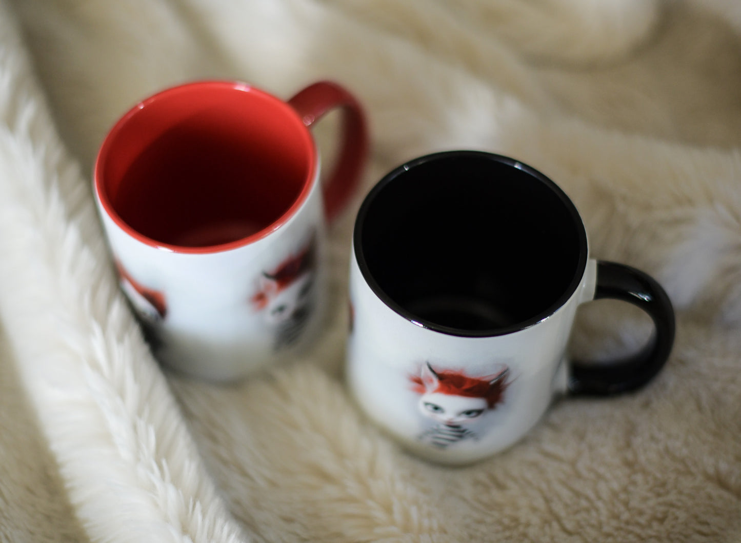 Little devils Mug Ceramic Red