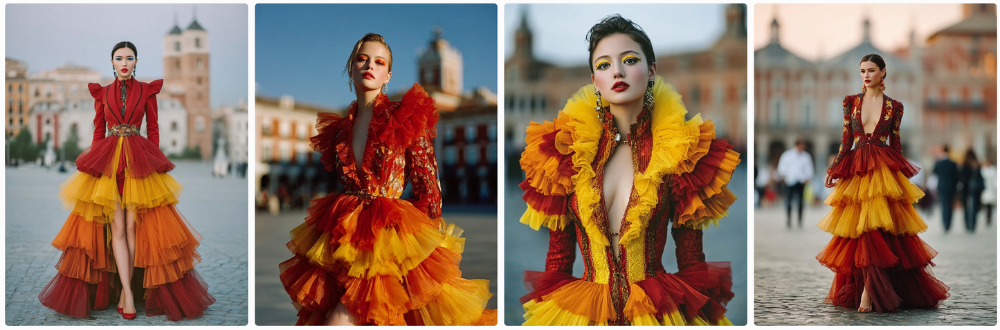 Fashion inspired by all the Flags of Europe – Couture & Prêt-à-Porter 47x2 prompts Bundle