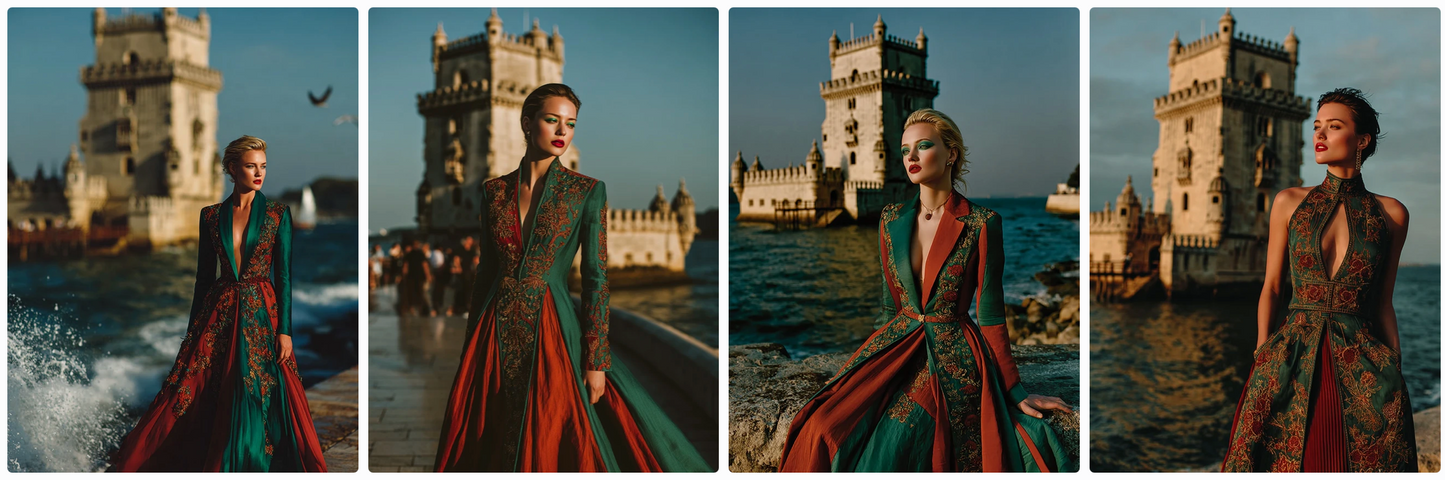 Fashion inspired by all the Flags of Europe – Couture & Prêt-à-Porter 47x2 prompts Bundle
