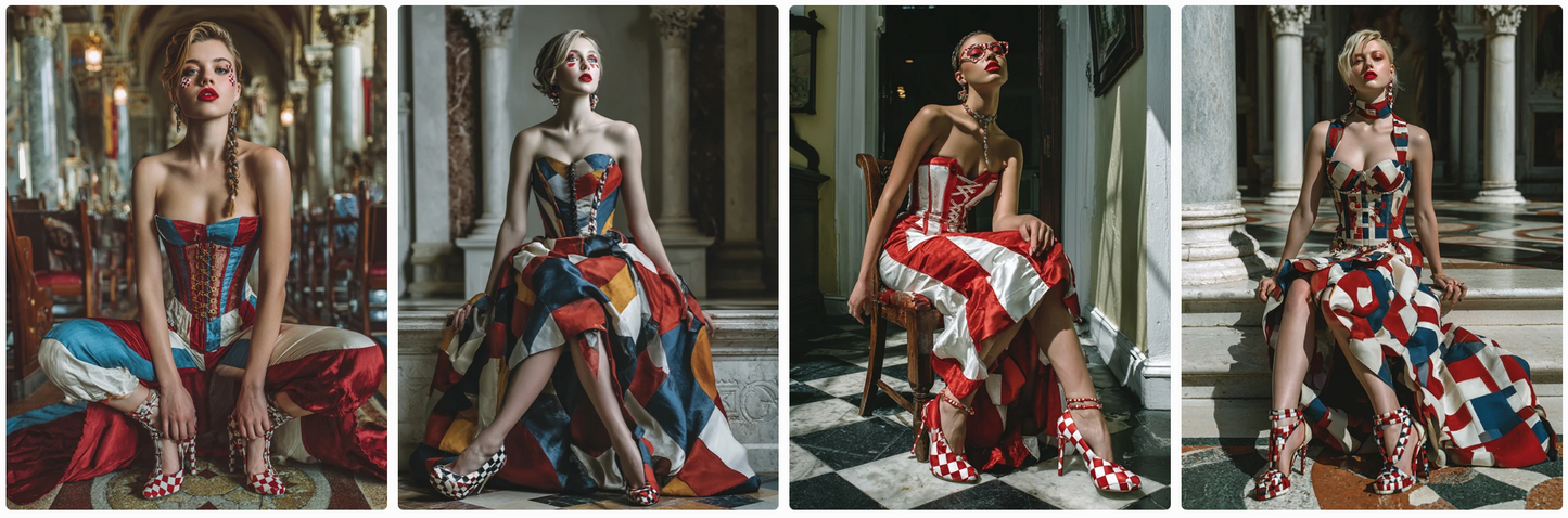 Fashion inspired by all the Flags of Europe – Couture & Prêt-à-Porter 47x2 prompts Bundle