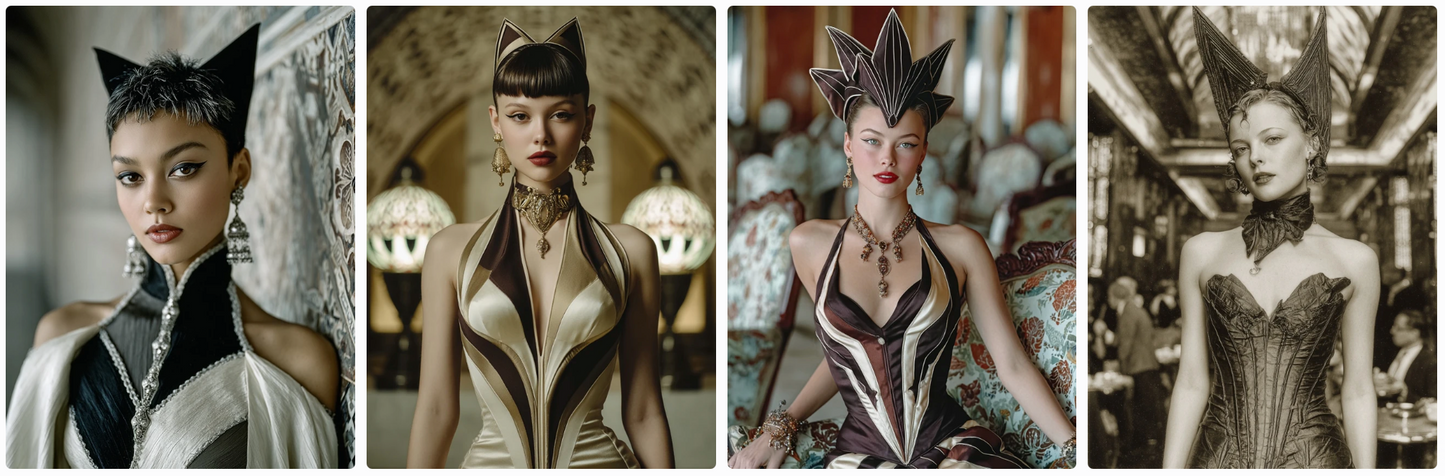 60 Haute Couture Pet-Inspired - Fashion Editorial Prompts