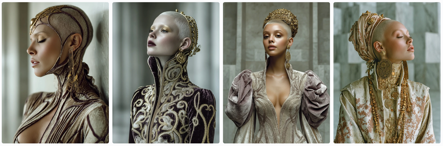 60 Haute Couture Pet-Inspired - Fashion Editorial Prompts