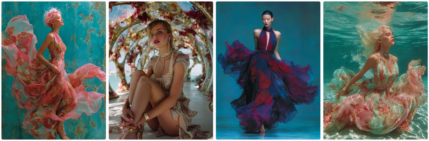 60 Haute Couture Pet-Inspired - Fashion Editorial Prompts