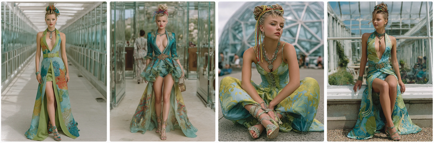 60 Haute Couture Pet-Inspired - Fashion Editorial Prompts