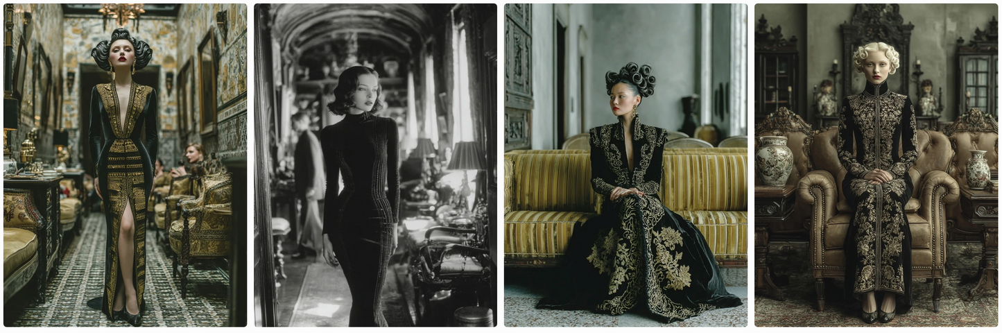 60 Haute Couture Pet-Inspired - Fashion Editorial Prompts