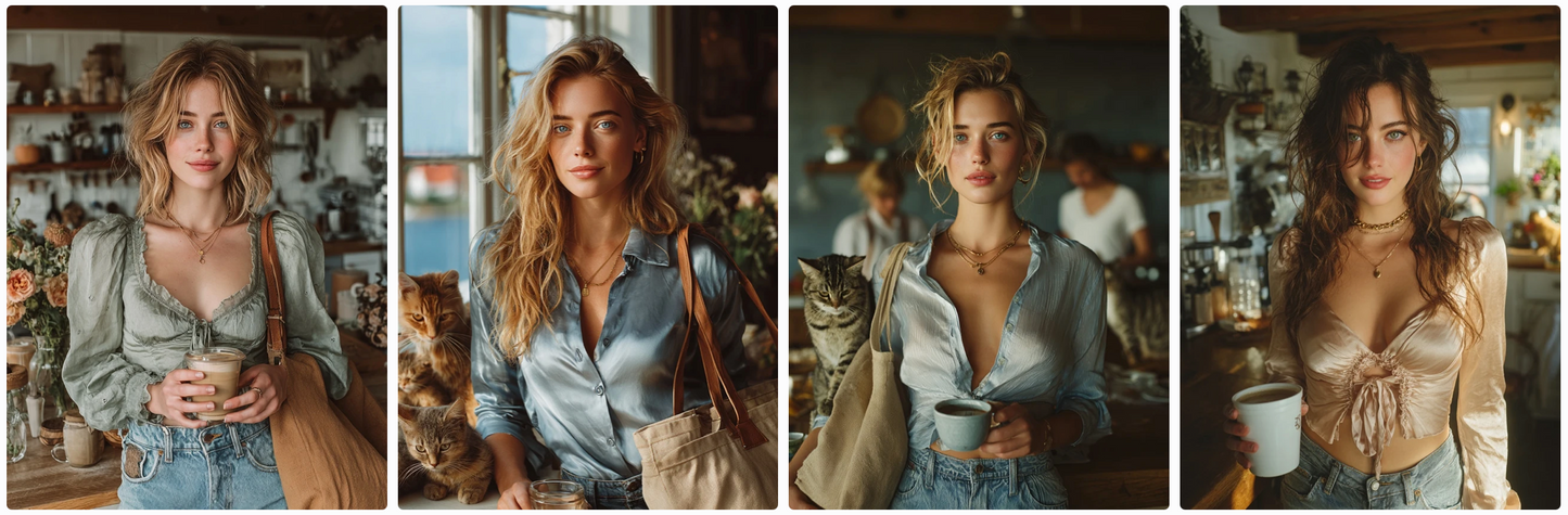 50 fashion prompts-with and inspired by cats
