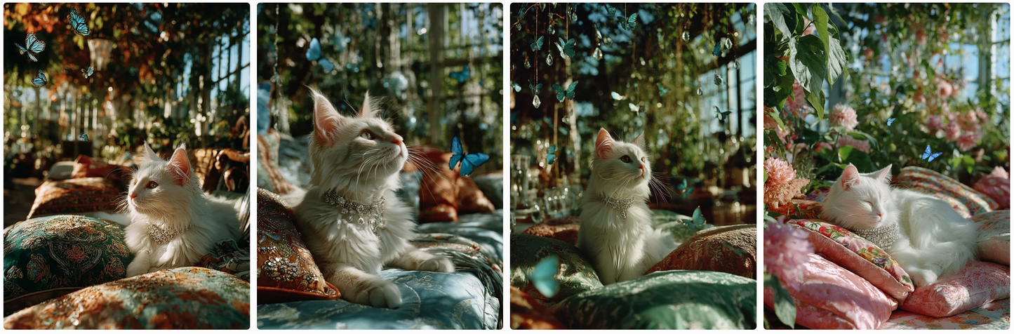 50 fashion prompts-with and inspired by cats