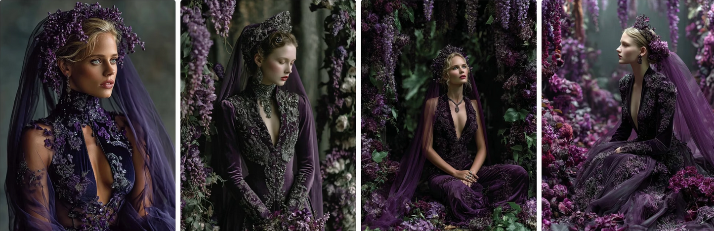Garden of forbidden fruits and herbs- 60 haute couture prompts