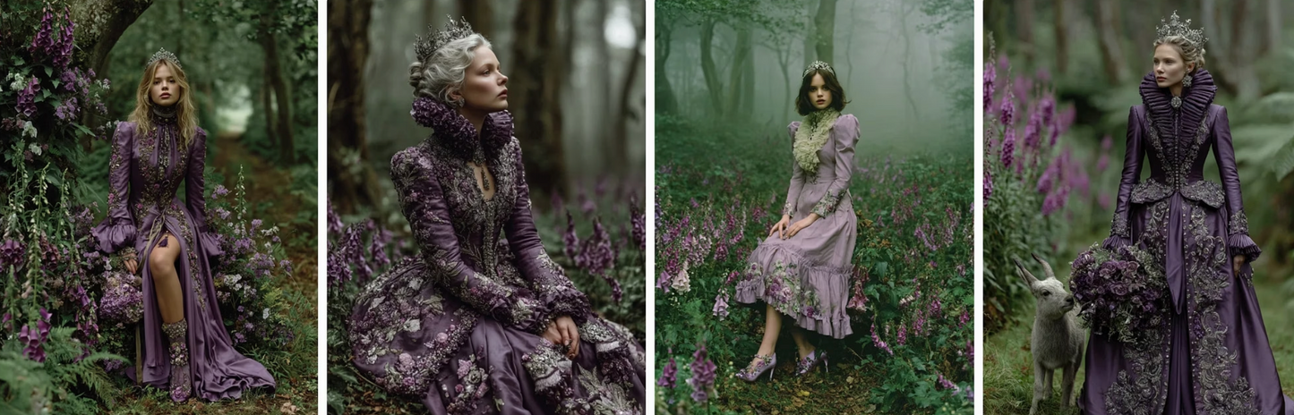 Garden of forbidden fruits and herbs- 60 haute couture prompts