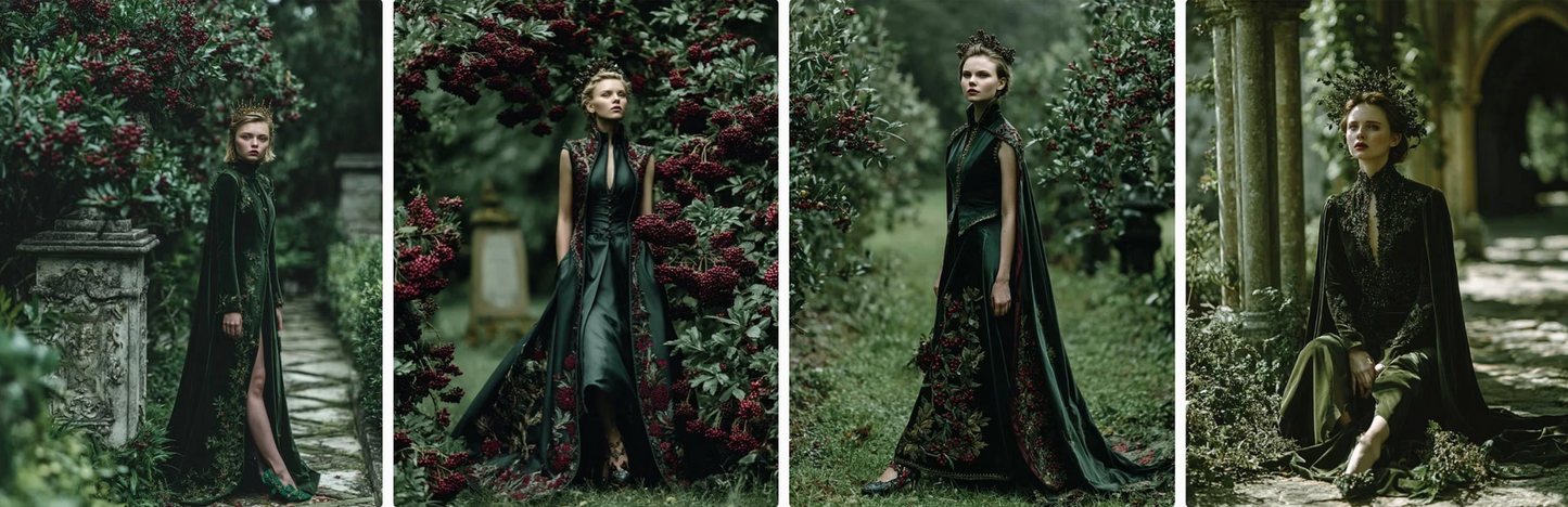Garden of forbidden fruits and herbs- 60 haute couture prompts