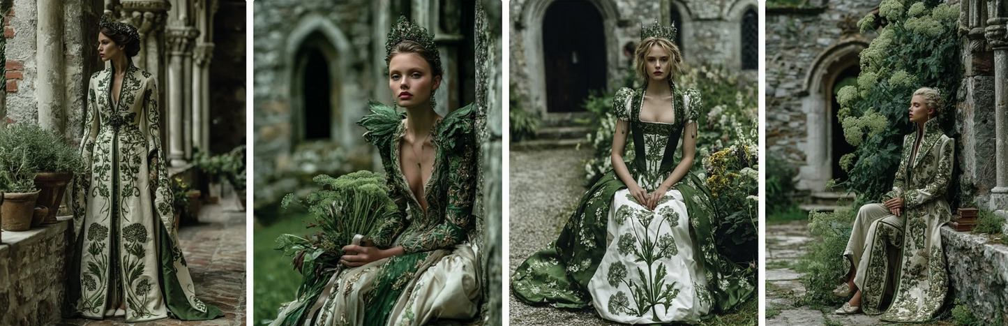 Garden of forbidden fruits and herbs- 60 haute couture prompts