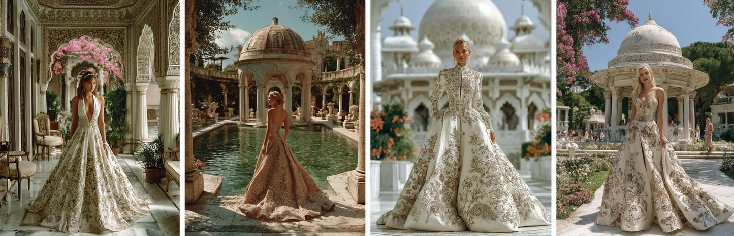 Couture x Architecture — 60 AI Fashion Prompts Inspired by Iconic Structures