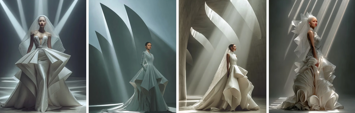 Couture x Architecture — 60 AI Fashion Prompts Inspired by Iconic Structures