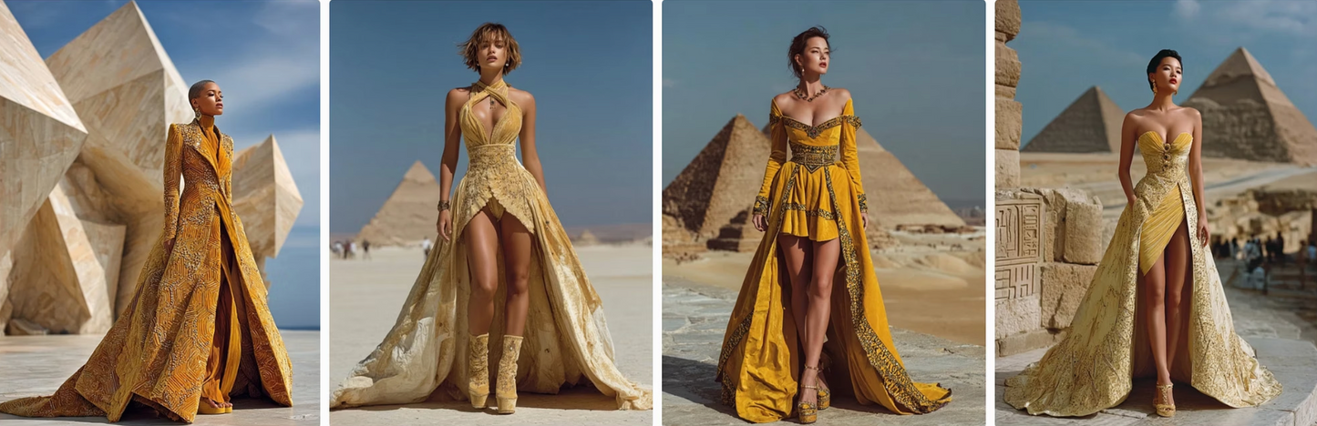 Couture x Architecture — 60 AI Fashion Prompts Inspired by Iconic Structures