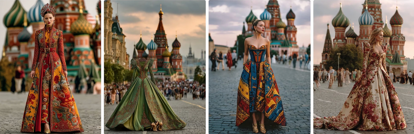 Couture x Architecture — 60 AI Fashion Prompts Inspired by Iconic Structures
