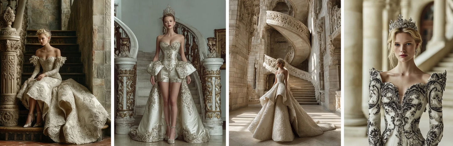 Couture x Architecture — 60 AI Fashion Prompts Inspired by Iconic Structures