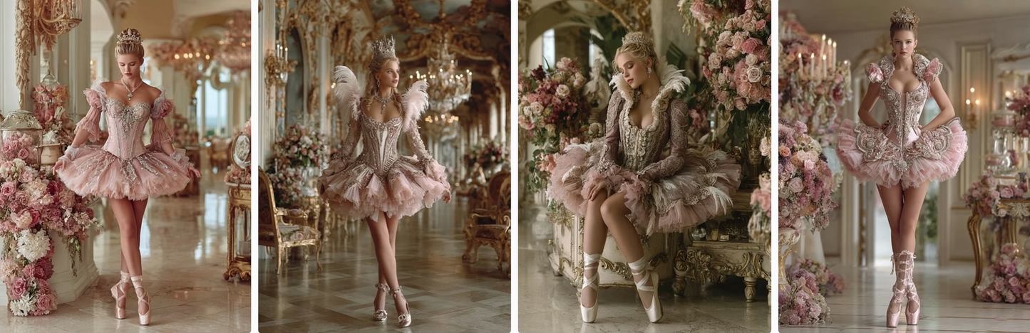 Couture collection inspired by musical instruments- 60 prompts