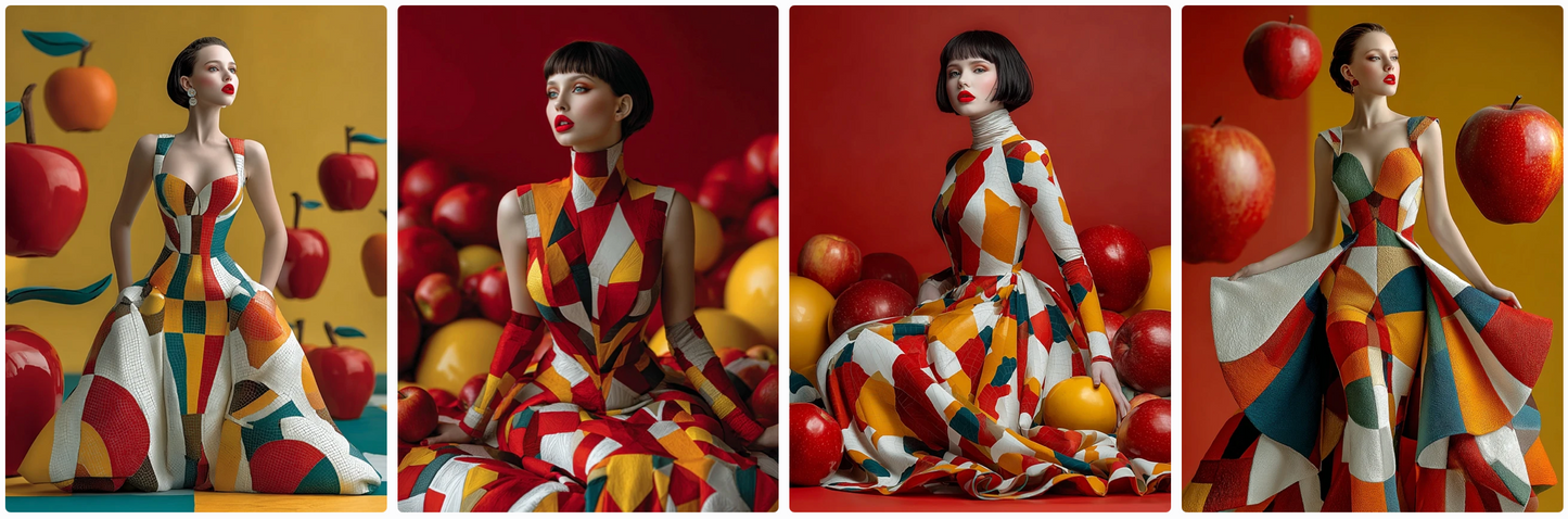 60 Snow White Haute Couture Prompts inspired by art and photographers– Illustrated Editorial Collection