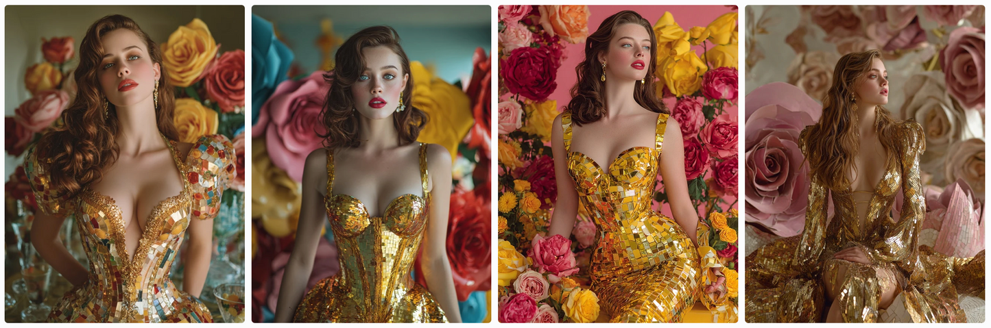Belle Haute Couture Artist Collection – 70 Editorial Prompts