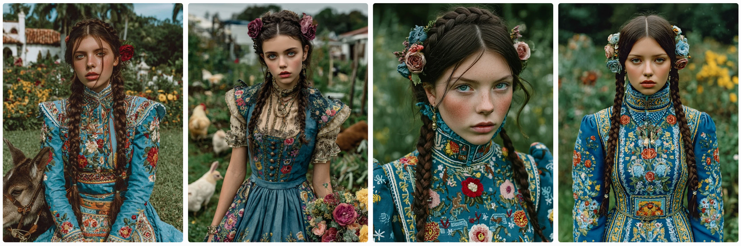 Belle Haute Couture Artist Collection – 70 Editorial Prompts