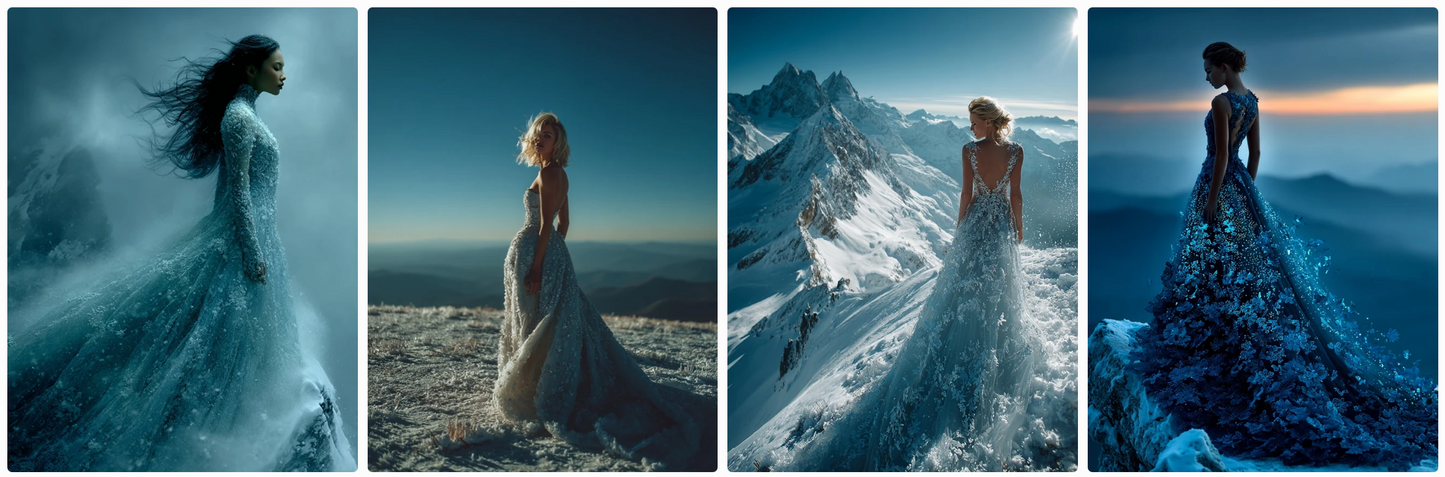 Haute Couture on Ghosts – 70 Prompt Collection