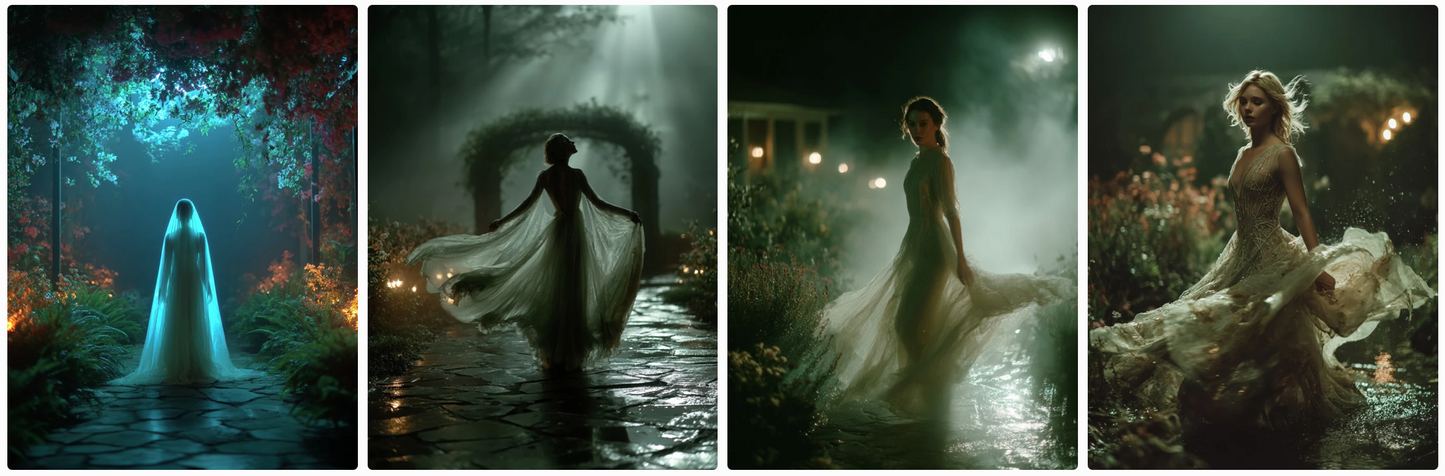 Haute Couture on Ghosts – 70 Prompt Collection