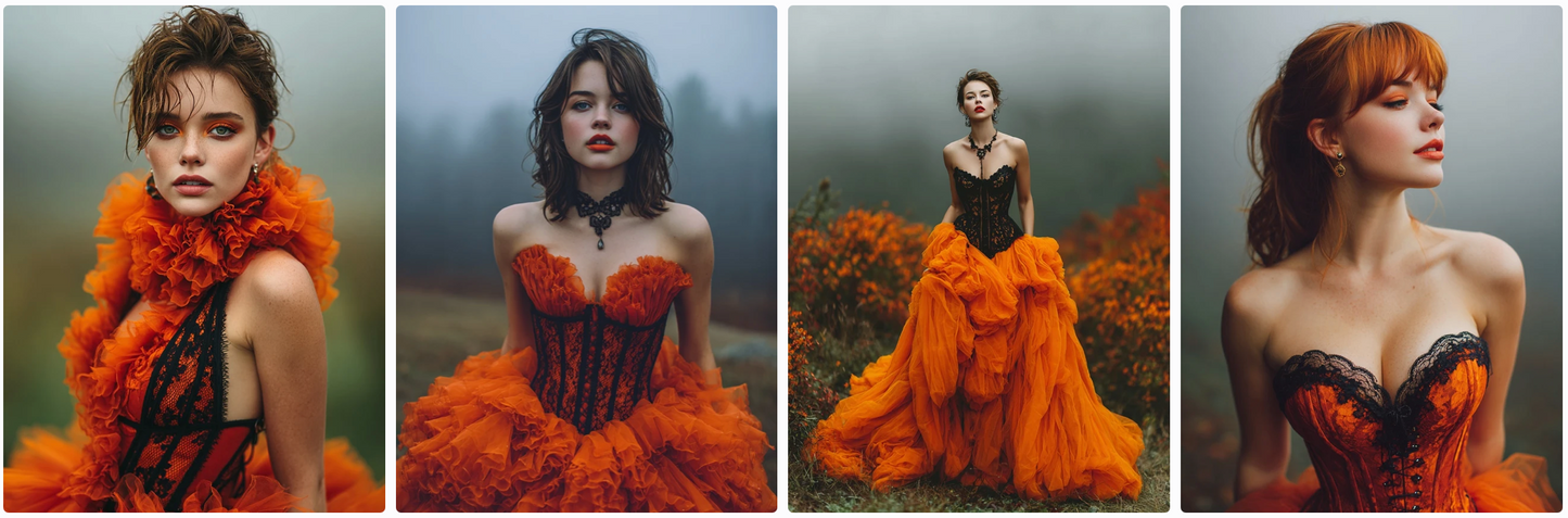 Couture Inspired by Halloween – 60 Prompt Collection