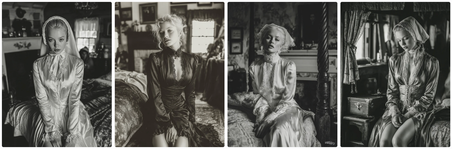Fairy tales-Old Hollywood style! Sepia, B/W and technicolor- 60 prompts