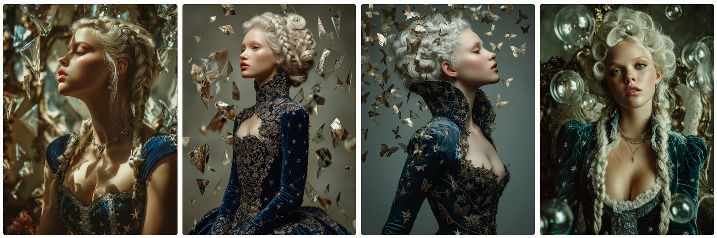 Mirrors & Shadows – 116 Haute Couture Prompts