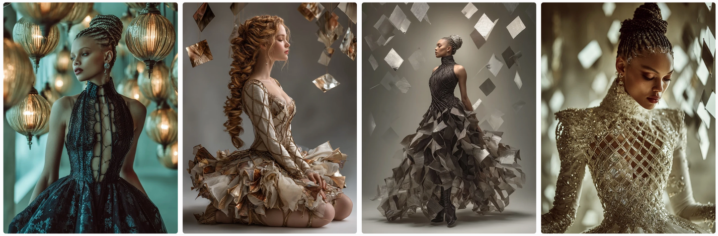 Mirrors & Shadows – 116 Haute Couture Prompts