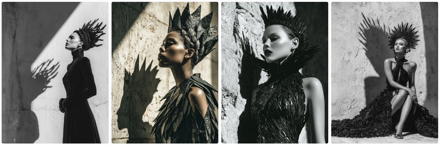 Mirrors & Shadows – 116 Haute Couture Prompts