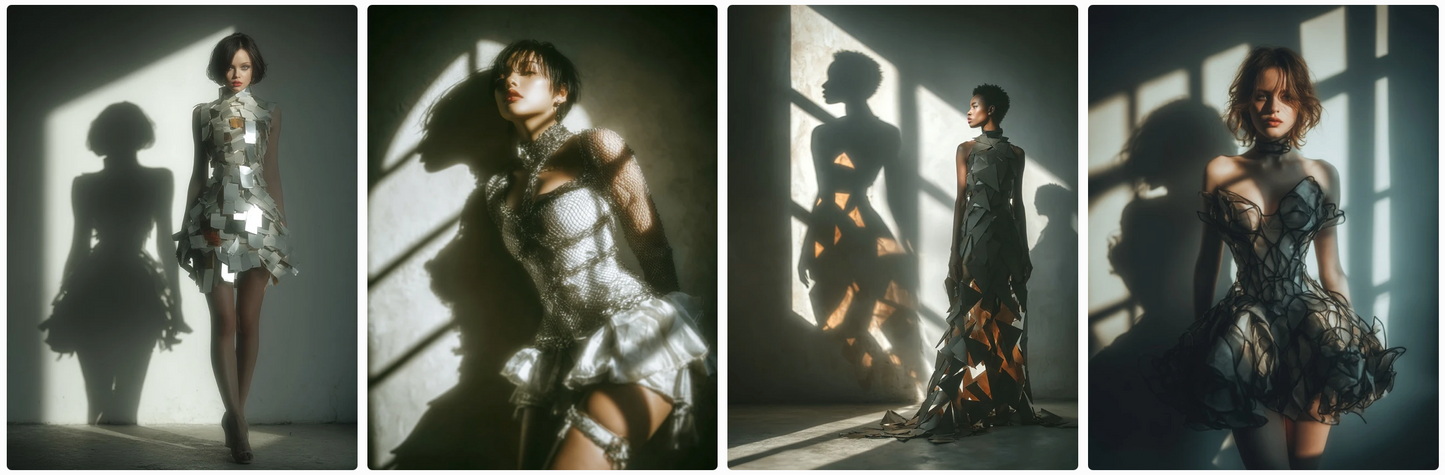 Mirrors & Shadows – 116 Haute Couture Prompts