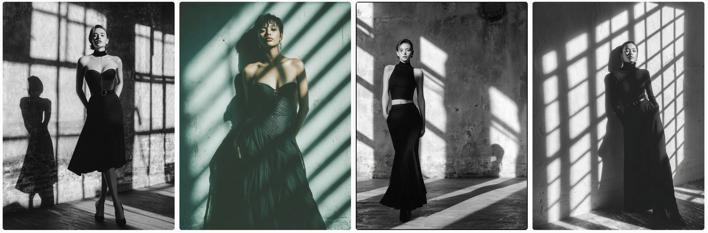 Mirrors & Shadows – 116 Haute Couture Prompts